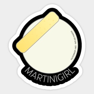 TWISTED MARTINI GIRL Sticker